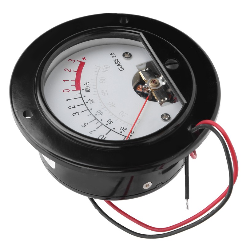 VU Meter Retro Pointer Dial Round Backlight VU Level Audio