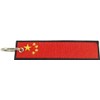 Llavero de bandera de China, 100% bordado