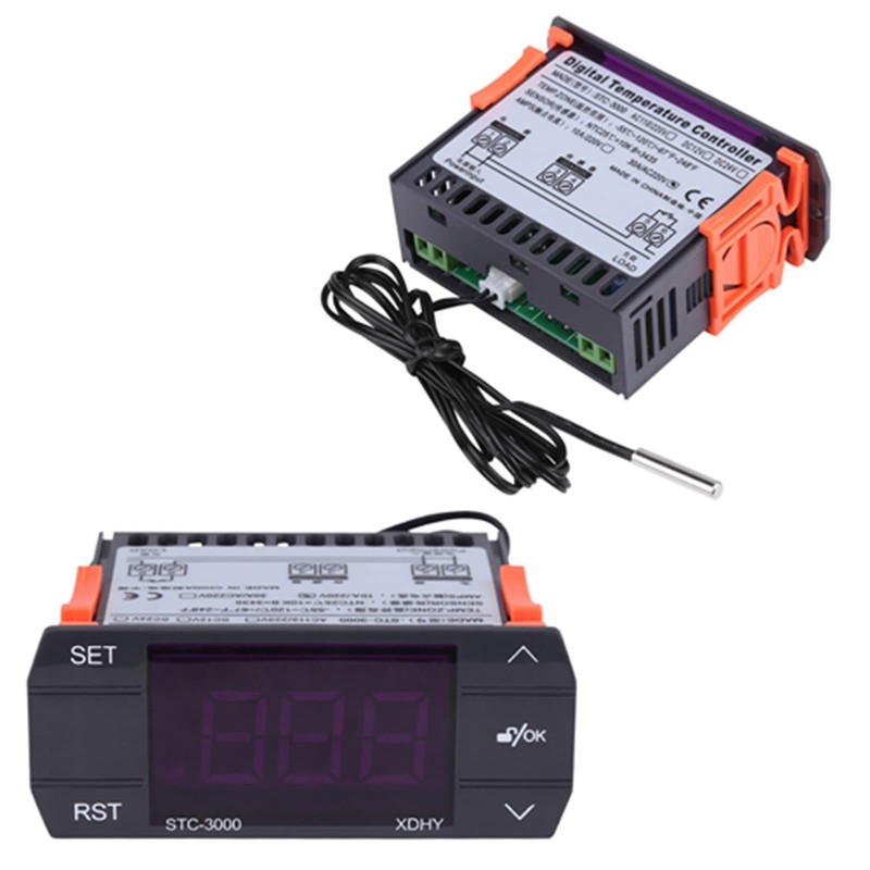 STC-3000 110V-220V Digital Temperaturregler Controlador de Temperatura Digital Táctil Termostato