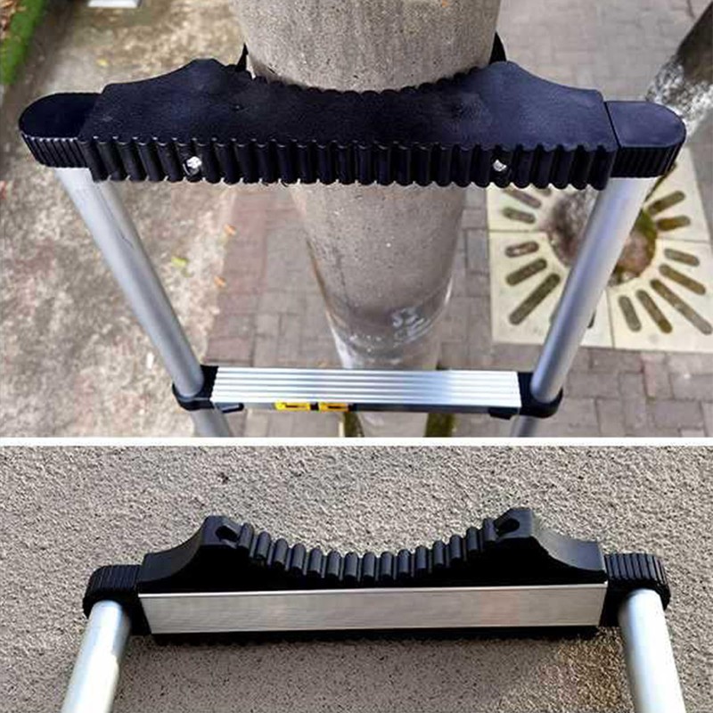 Ladder Stabilizer with Strap and Screws, Rubber Steep Ladder Accessory