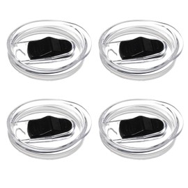 Volhoply 12oz Stainless Steel Insulated Wine Tumbler Leakproof Lids,BPA-Free Sliding Cover（Lids,4 Set）