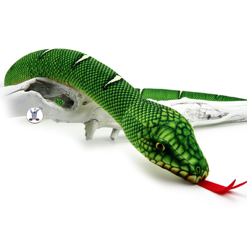 Tree Python Cuddly Toy Snake Green Plush Snake Python Mamba
