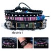 Veraly Pulsera Cuero Boho Vintage Multicapa Caballero Variedad