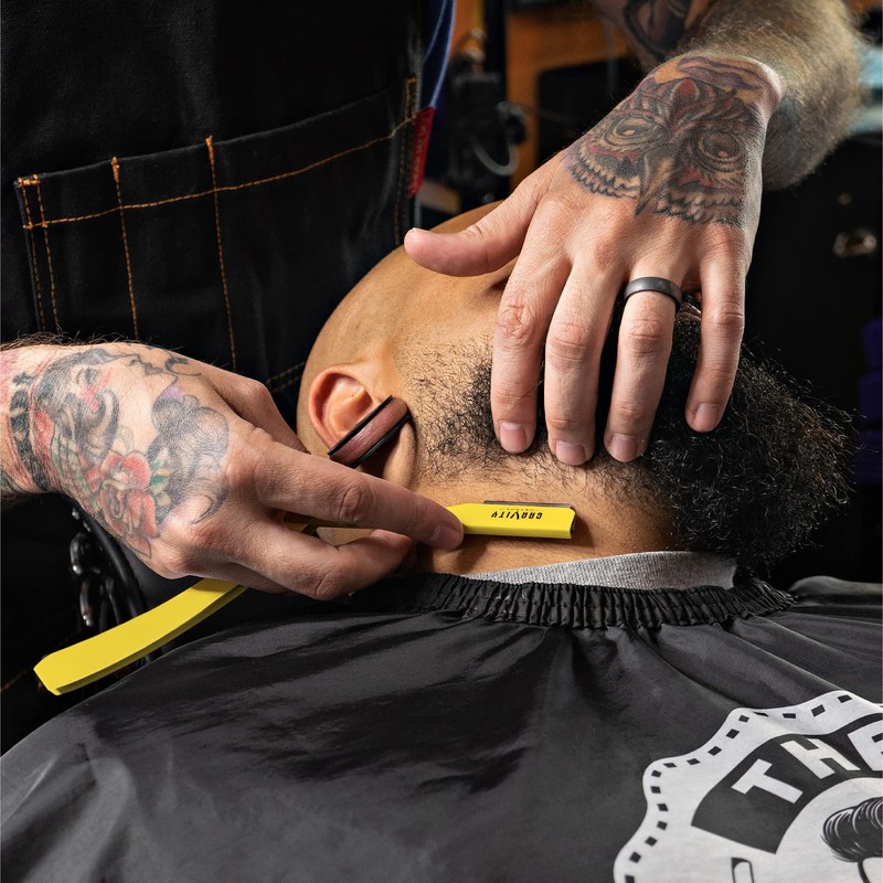 GRAVITY RAZORS Professional Straight Razor Kit – Ultra Exposure, Includes