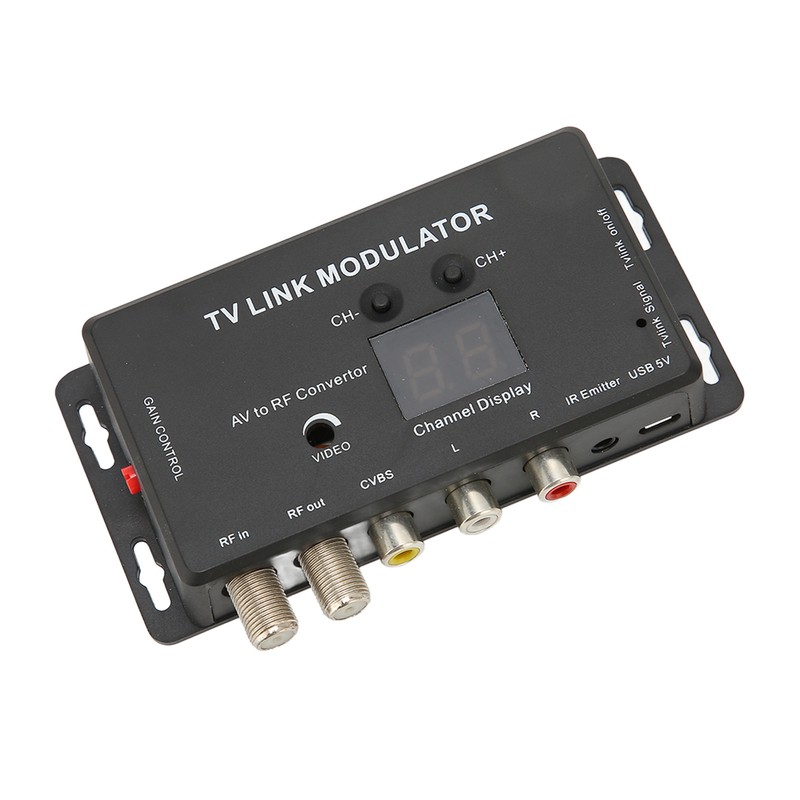TM70RG TV Link Modulator Support PAL /NTSC Adjustable Output Gain
