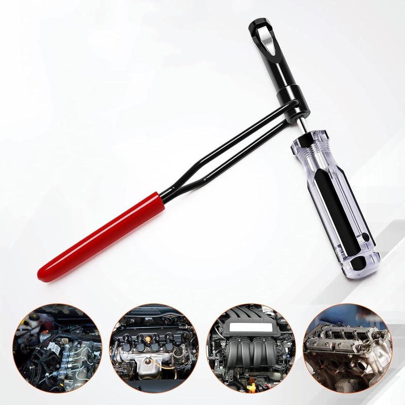 Valve Lash Adjustment Tool, with Angled Feeler Gauge，10mm Jam Nut