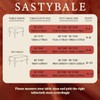 SASTYBALE Fall Tablecloths for Rectangle Tables - 60x84 Inch Rust