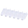 6Pcs Ink Damper Solvent Inkjet Head Rectangular PP Damper Replacement