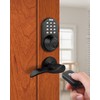 MiLocks XFL-02OB Digital Deadbolt Door Lock and Passage Lever Handle
