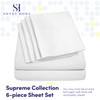 King Size Bed Sheets - 6 Piece 1500 Supreme Collection