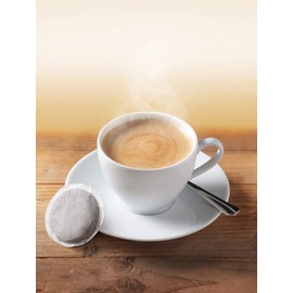 Lebensbaum Coffee Gourmet, Caffè Crema, Decaffeinated, Coffee Pods, Organic Coffee Made from 100% Arabica Beans, Gentle & Harmonious, Pack of 5, 5 x 18 Pads (5 x 126 g)