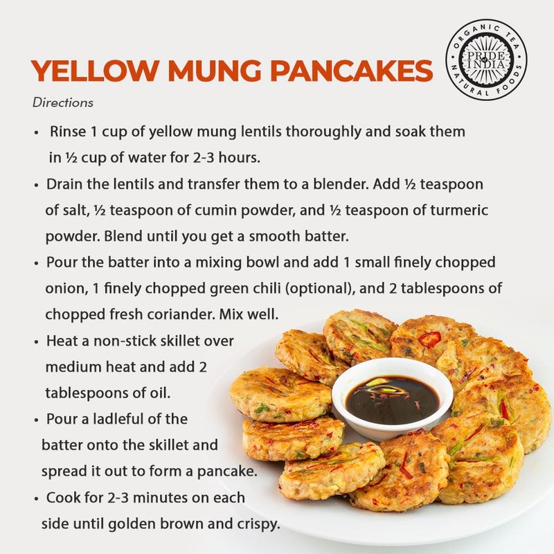 Pride Of India - Indian Split Yellow Mung Lentils -