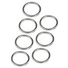 7 Pcs 304 Stainless Steel Metal O Ring Waterproof Rustproof