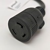 Parkworld 65405 NEMA L6-20P to L5-30R Adapter Cord, Output 20amp