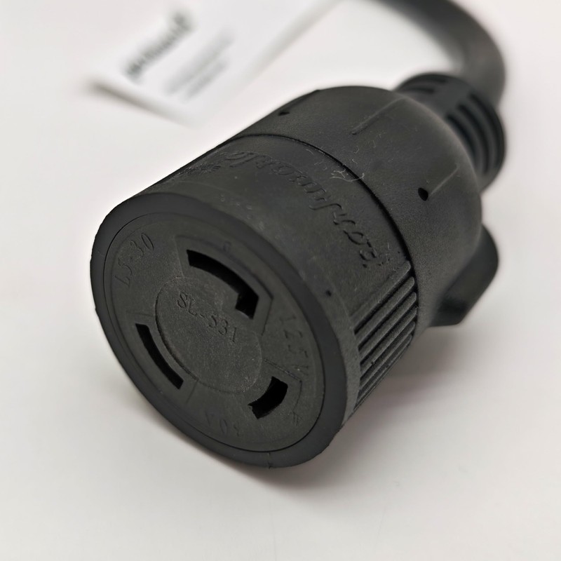 Parkworld 65405 NEMA L6-20P to L5-30R Adapter Cord, Output 20amp