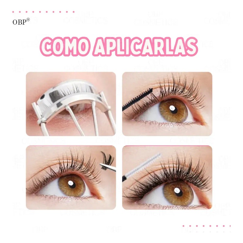 Obp Kit Completo Extensiones De Pestañas 30d 40d/9-16 Mm