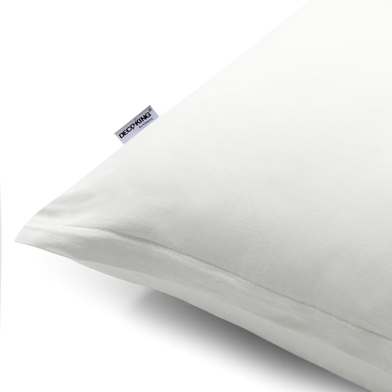 DecoKing 2 Pillowcases 50 x 60 cm Jersey 100% Combed