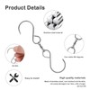LERANXIN S Hooks Stainless Steel Pack of 15 Kitchen Hooks,