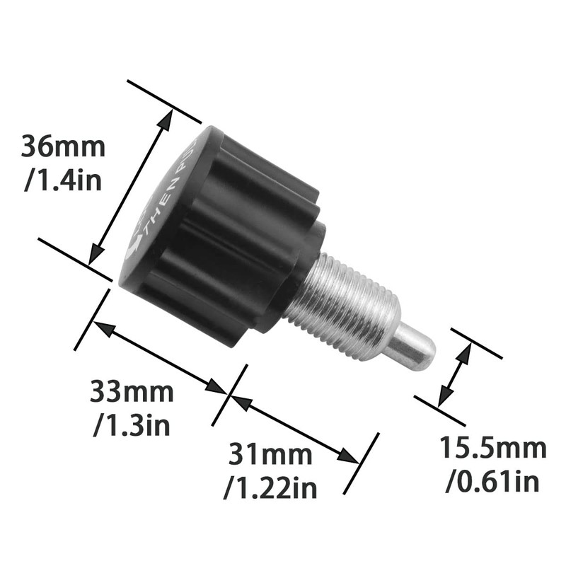 DGHAOP M16 Pop Pull Pin Knob 2PCS Indoor Exercise Bike