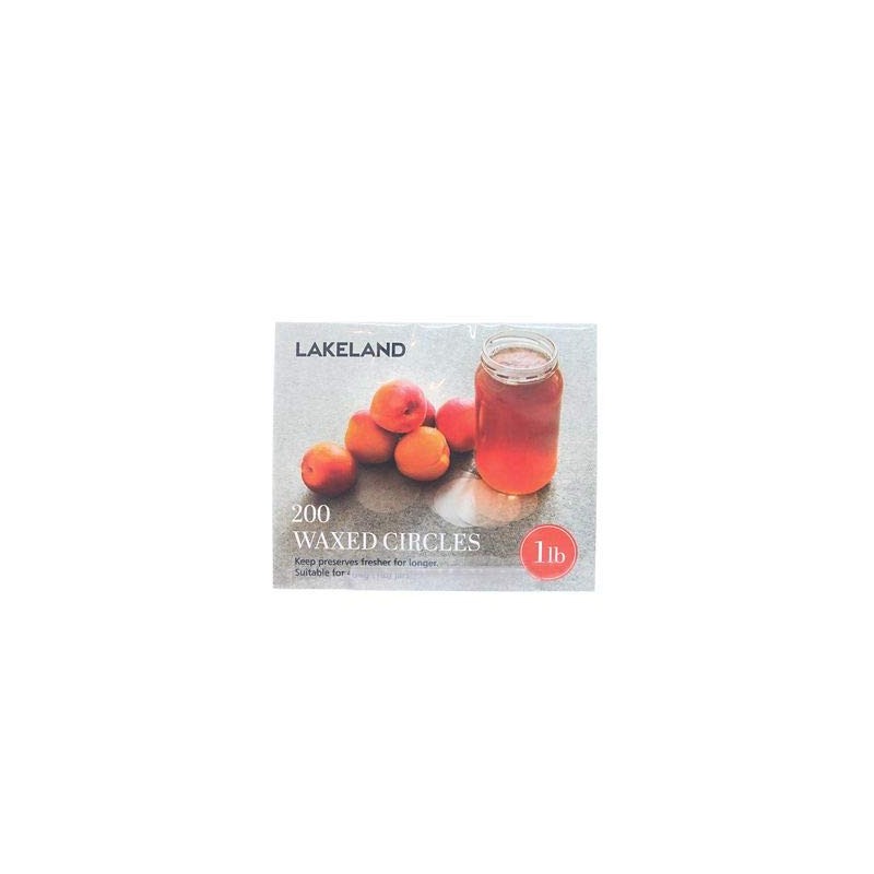 Lakeland 1lb Jam Jar Pot Waxed Circles x 200