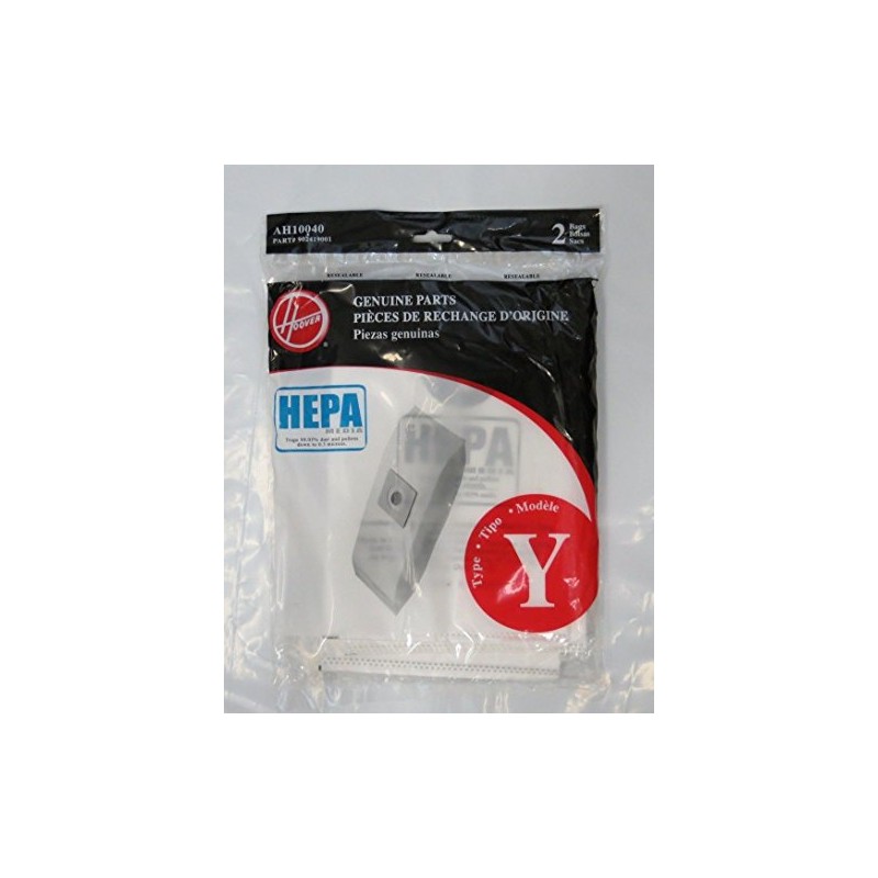 Hoover WindTunnel Y HEPA Pleated Vacuum Filter Bags 2 pack