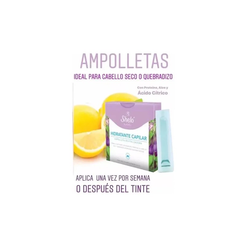 Hidratante Capilar Ampolletas Revitalizadora Sheló Nabel