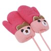 Knitted Wool Gloves Winter Warm Fluffy Full Finger Mittens Cute