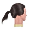BLTYXT Male Mannequin Head with 100% Human Hair Training Head