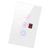 Tuya WiFi Intelligent Touched Screen Fan Light Switch Speed Adjustable