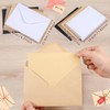 moinkerin 56 x Folding Cards Blank with Envelopes (250 g/m²