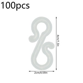 Niwieoi 120 PCS Gutter Hooks for Outdoor Lights,S-Hooks for Outdoor Lights,Gutter Clips for Christmas Lights,Christmas Light Hooks,Gutter Hooks,Clips for Outdoor Christmas Lights