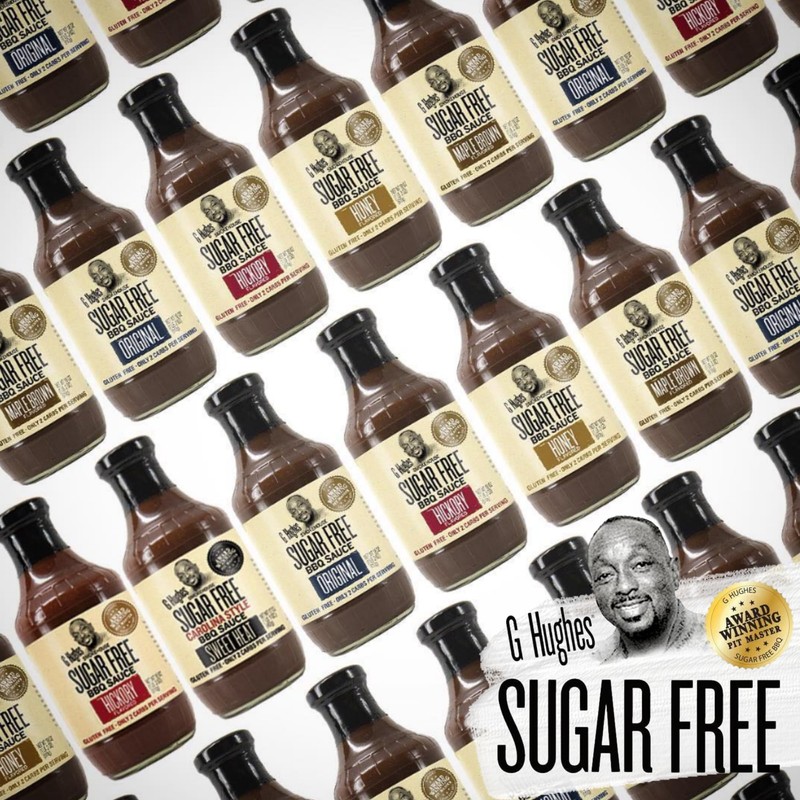 G Hughes Sugar Free BBQ Sauces, Hickory & Original Sugar