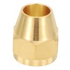PATIKIL 3/4" Brass Flare Nut, 45 Degree Short Flare Tube