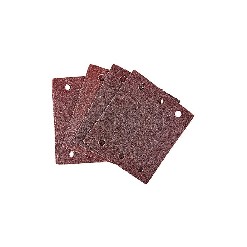 Amtech V4045 P80 Hook and Loop Square Sheets, 10 Piece