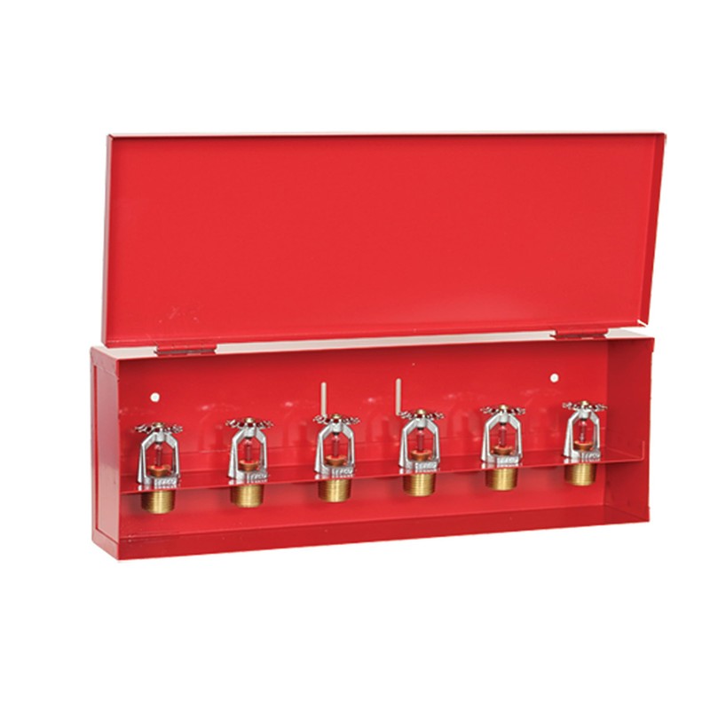 Metal Magery Fire Sprinkler Spare Cabinet 6 Head Box for