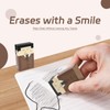 1-Pack Funny Bald Man Erasers, Transforming Erasers for Classroom Rewards