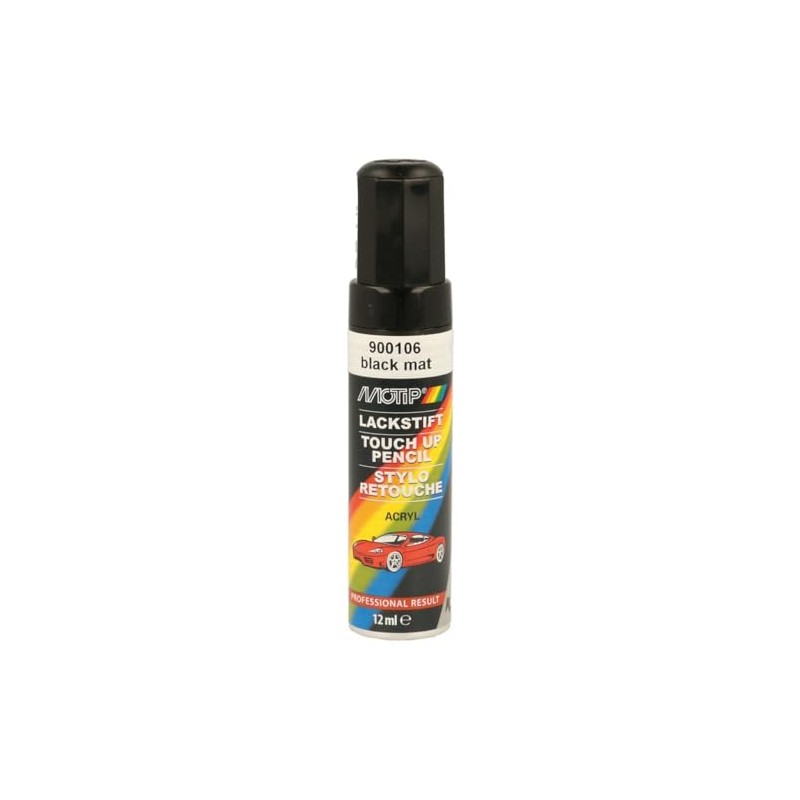 Motip 900106 Pencil, Matt Black, One Size