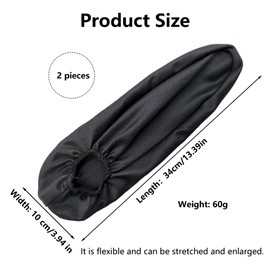 CHENNAN Pack of 2 Armrest Covers for Front Seats, Car Front Seat, Elastic Armrest Cover, Car Seat, Black Armrest Cover, Universal, Many Functions, Used in Cars, Off-Road Vehicles, Motorhomes