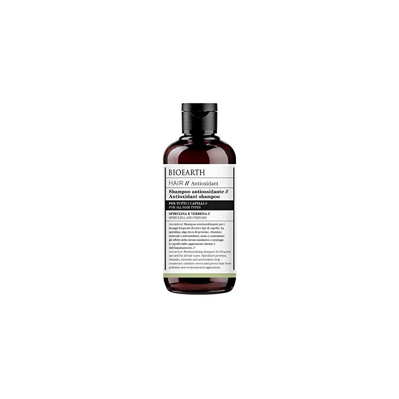 Bioearth Hair 2.0 Shampoo Antioxidant for All Types of Capello