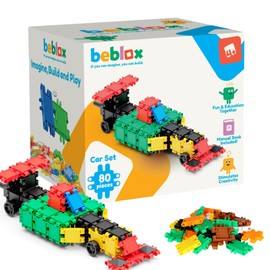 BEBLOX Building Blocks Car Set - Building Toys for Kids Ages 4-8 - Learning & Educational Fun Stem Toys - Birthday Gifts for Boys & Girls Age 4 5 6 7 8 9 10 11 & 12 Year Old Toys