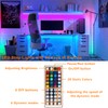 HOUHUI USB LED Strip Lights Kit, 4 Pre-Cut 1.64ft/6.56ft RGB