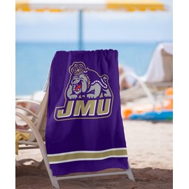 LOGOVISION James Madison University Beach Towel/Bath Towel, 30"x60" Stripes