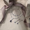 EVER FAITH Bridal Cubic Zirconia Jewelry Set Stunning Teardrop September