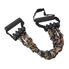 SPYMINNPOO Chest Expander Adjustable Latex Nylon 3 Tube Chest Expansion Muscle Puller for Strength Training Fitness (105lb)