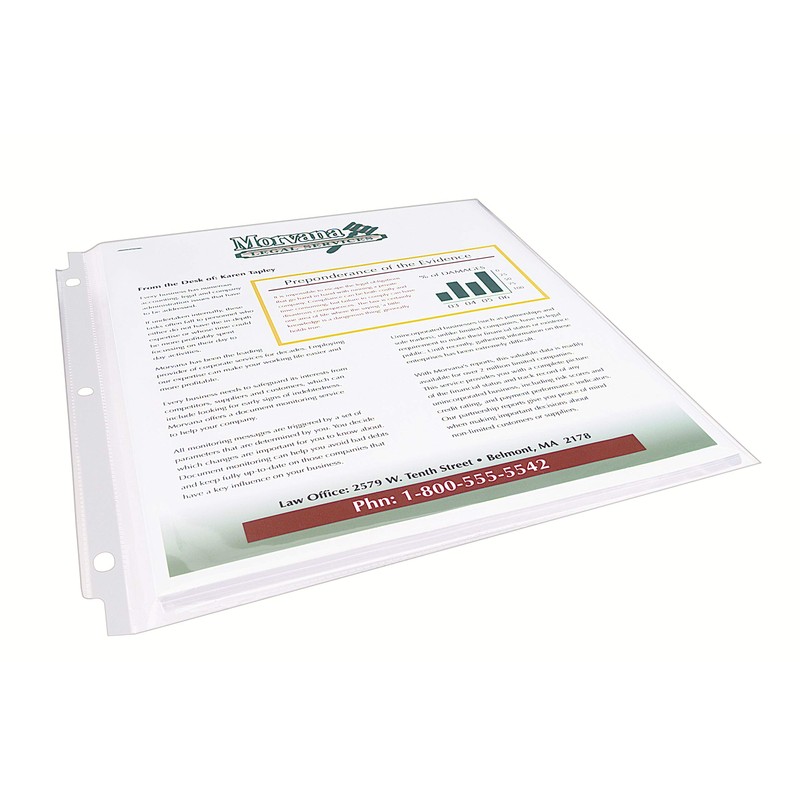 Avery Multi-Page Capacity Sheet Protectors, Clear, Fits Letter Size -8.5"