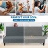 MAXIJIN Waterproof Futon Cover Full Size Washable Armless Sofa Bed
