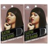 Dream World Women's Satin Deluxe Tie Band Black