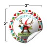 Rudolph & Co. Reindeer Treats Christmas Holiday Sticker Labels, Total