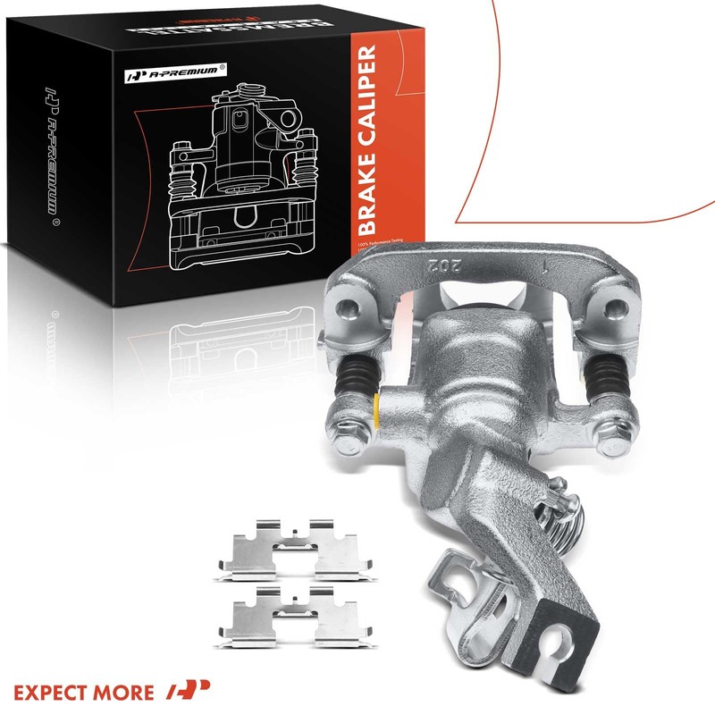 A-Premium Disc Brake Caliper Assembly with Bracket Compatible with Select