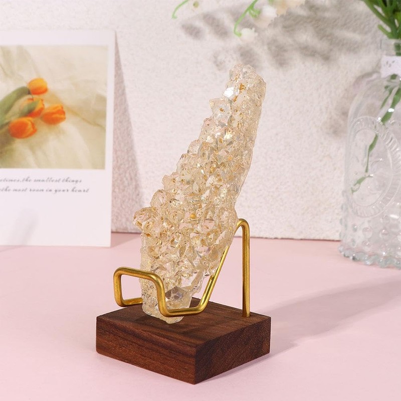 Vctitil Wooden Plate Stands For Display, Plate Holder Display Stand,